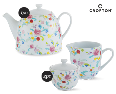 TEAPOT OR SUGAR AND CREAMER SET