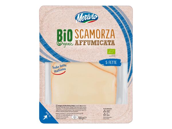 Organic smoked scamorza