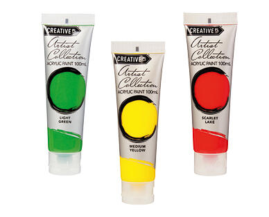 Acrylic Artist Paint Tubes 100ml