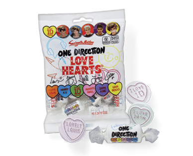 ONE DIRECTION CANDY LOVE HEARTS 128G