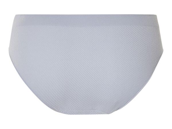 Grey Esmara Ladies' Ribbed Briefs - 3 Pack