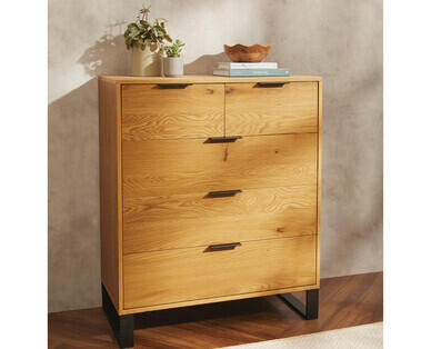 Industrial Chest of 5 Drawers