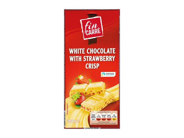 Fin Carré Strawberry Crisp White Chocolate