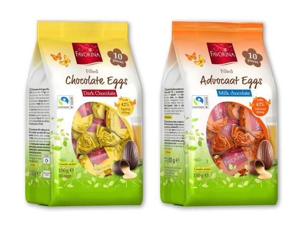 FAVORINA Fyldte chokoladeæg