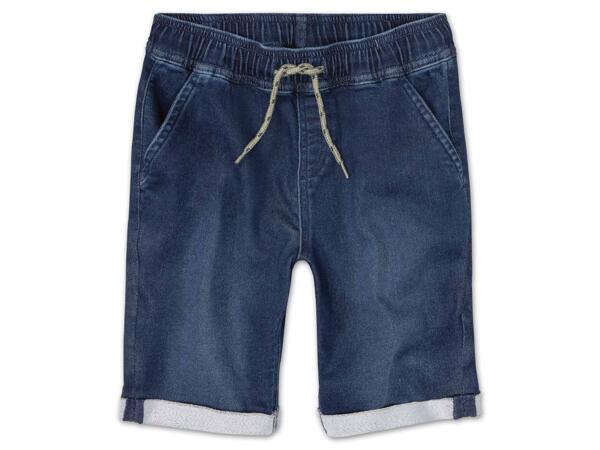 Kinder Sweat-Denim Bermudas