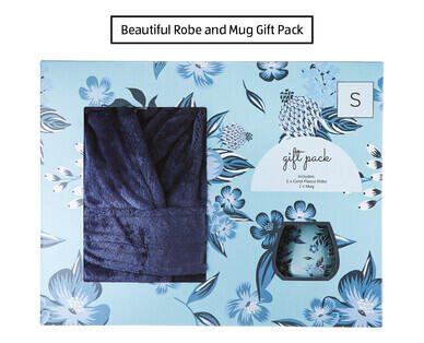 Fleece Robe and Mug Gift Pack