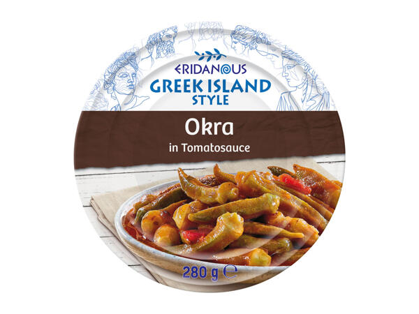 Eridanous Okra in Tomato Sauce