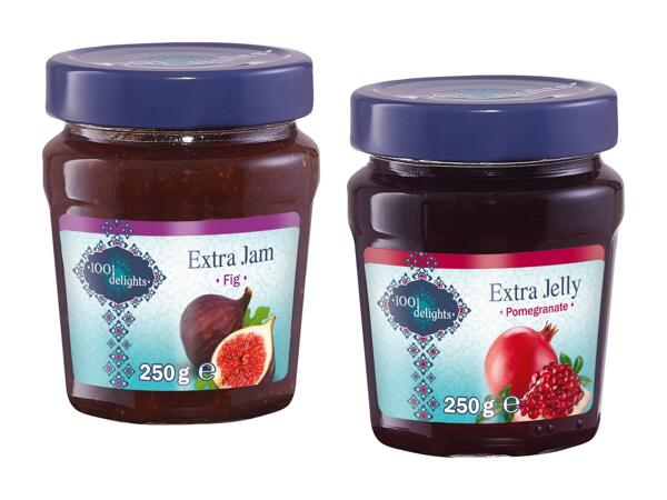 Confiture de figue/​gelée de grenade