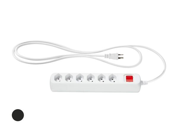 Bloc multiprise pour 6 appareils