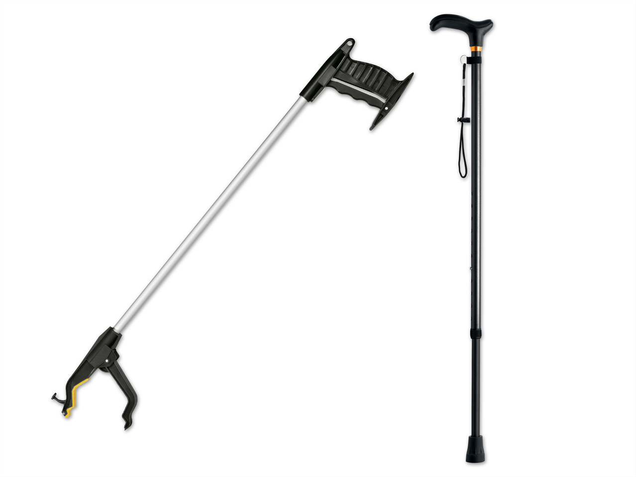Aluminium-Gehstock/-Greifhilfe
