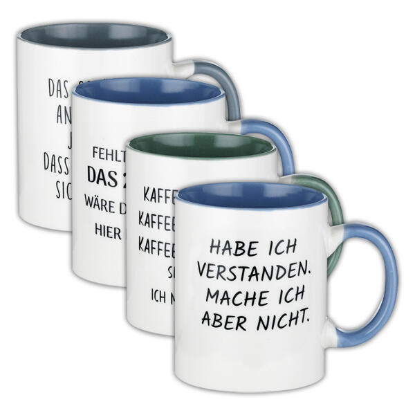 Tasse mit Spruch