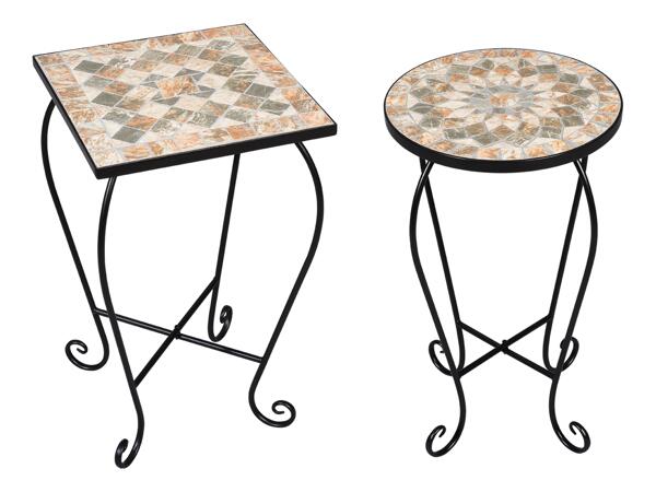Sidobord med mosaik