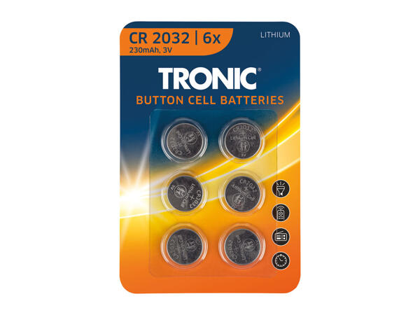 Tronic Button Cell Batteries