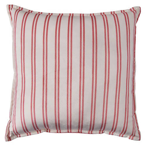 17" x 17" Holiday Decor Pillow - Red Bows