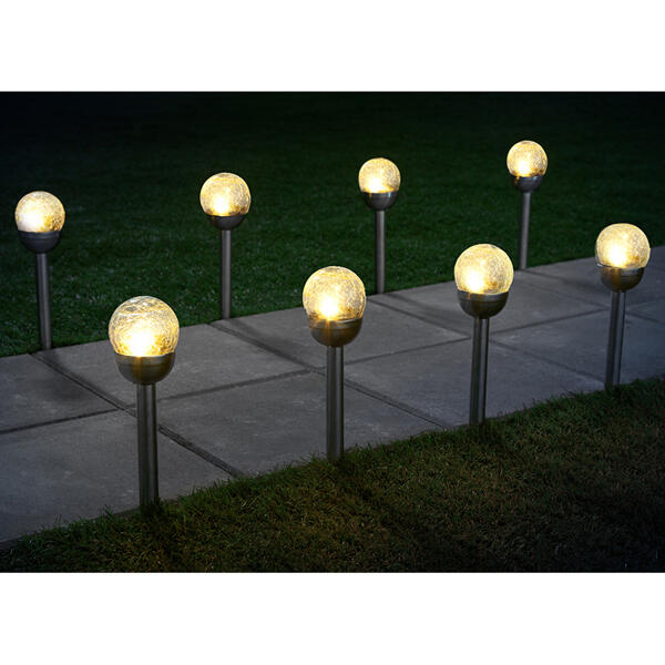 LED-Solarkugel "Crashglas"