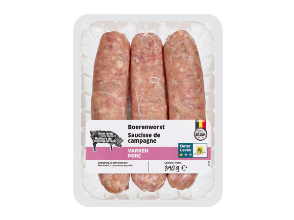 Saucisses de campagne