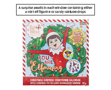Elf On The Shelf Advent Calendar 90g