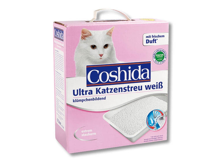 Litière pour chat ultra blanche