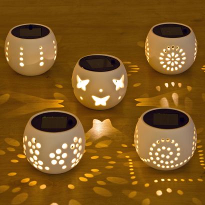 Bougie LED solaire