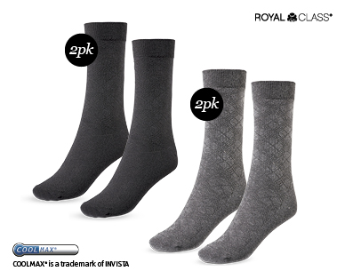 MEN'S CREW SOCK 2PK WITH COOLMAX(R) FABRIC