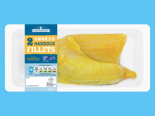 Lighthouse Bay 2 MSC Smoked Haddock Fillets
