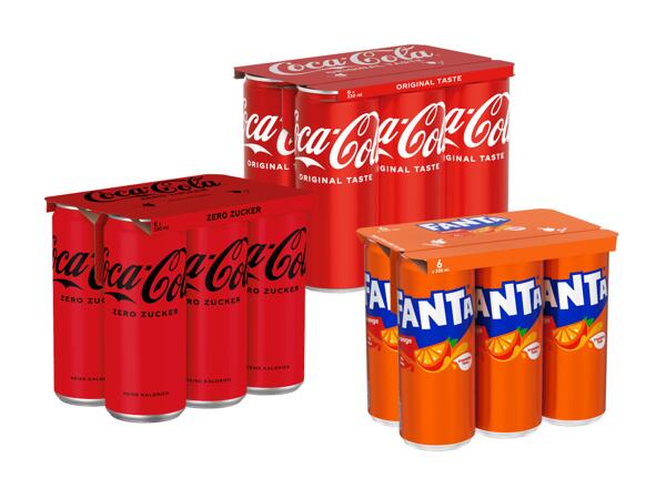 Cola, Cola Zero oder Fanta