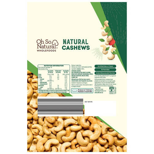 Cashews Natural 1.2kg