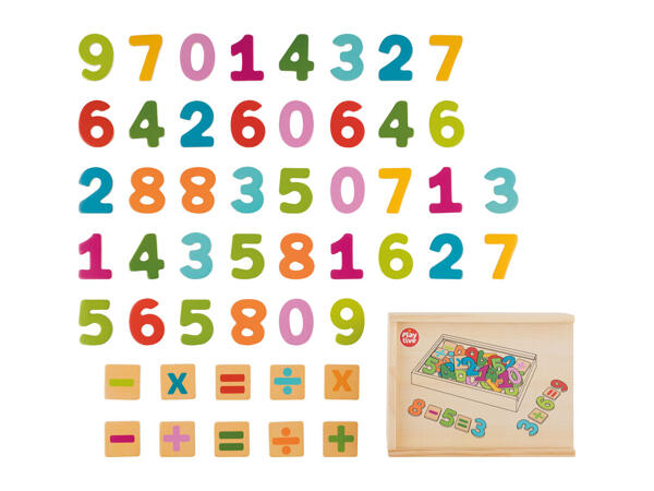 Playtive Wooden Magnetic Shapes / Number / Letter Set