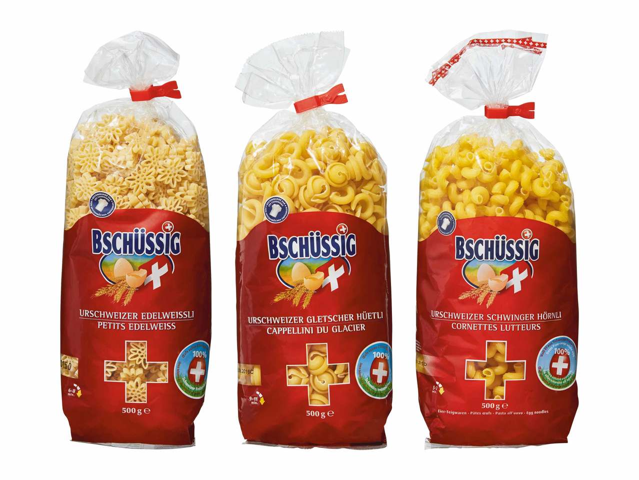 Pâtes suisses aux œufs Bschüssig