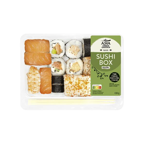 ASIA GREEN GARDEN(R) 				Sushi box