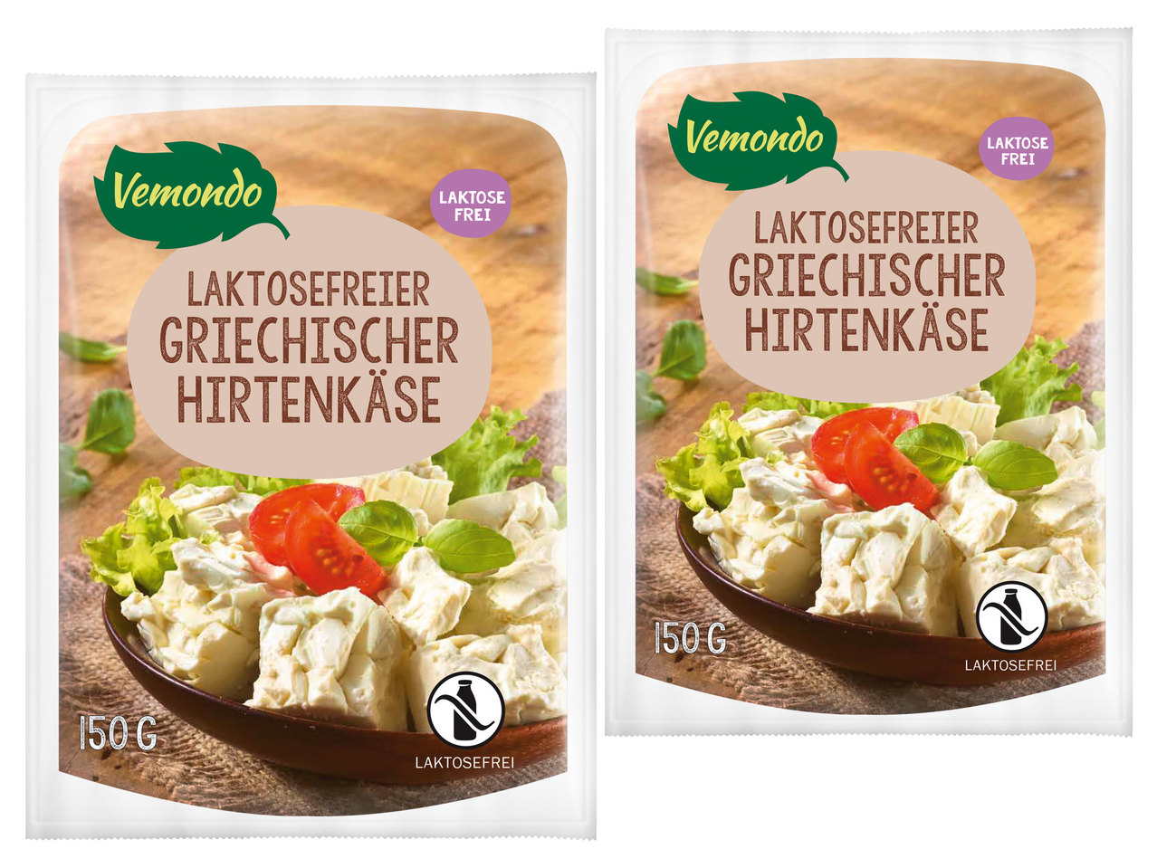 VEMONDO Laktosefreier griechischer Hirtenkäse