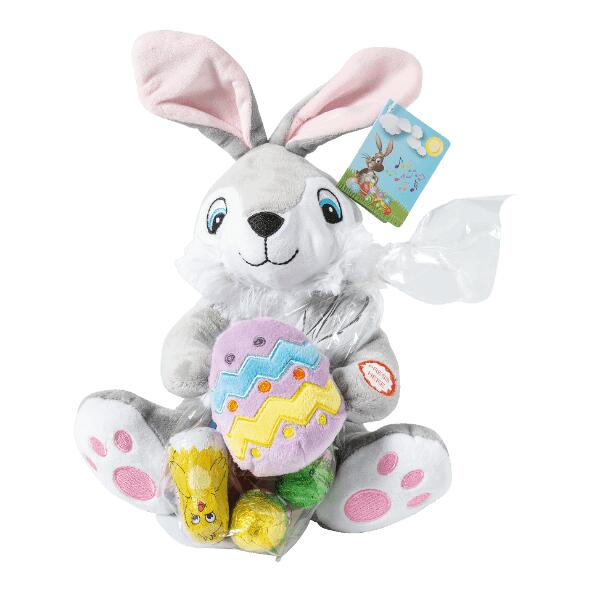 Peluche de Pâques avec chocolat
