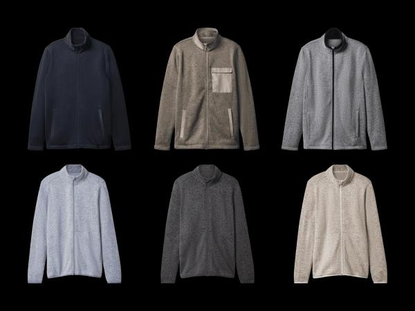 Strickfleece-Jacke