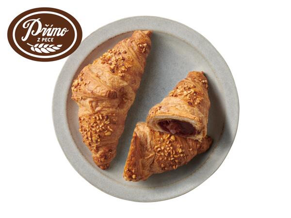 Croissant s nugátovým krémem