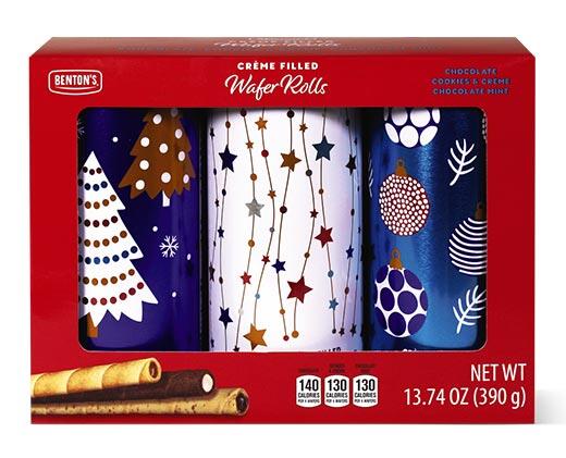 Benton's 
 Holiday Creme Wafer Rolls