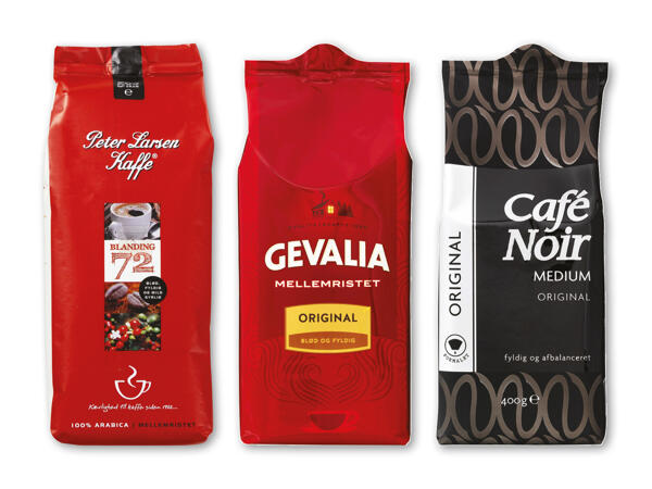 Café Noir, Peter Larsen eller Gevalia kaffe