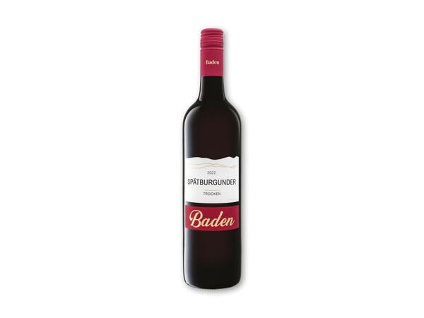 Spätburgunder Bade eller Riesling og Weinburgunder