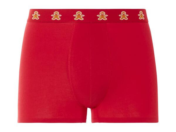 Livergy Men's Christmas Boxers - 3 pack