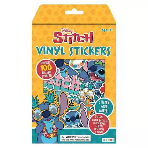100 Reusable Vinyl Stickers - Stitch