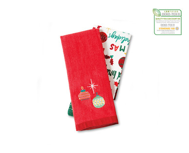 Huntington Home 2-Piece Holiday Towel Set
