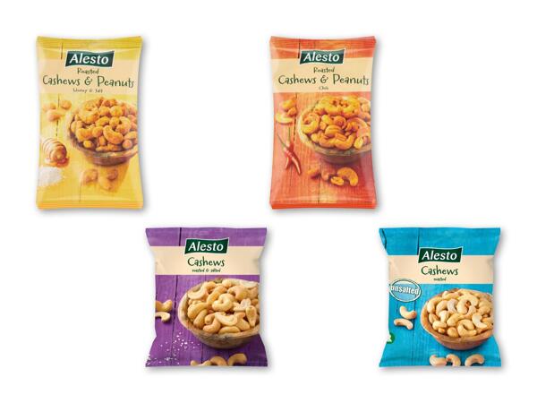 Cashewnødder eller peanuts