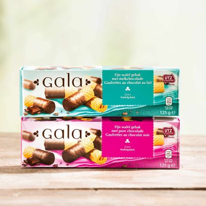 Gaufrettes au chocolat
