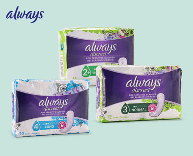 ALWAYS DISCREET Inkontinenz-Einlagen