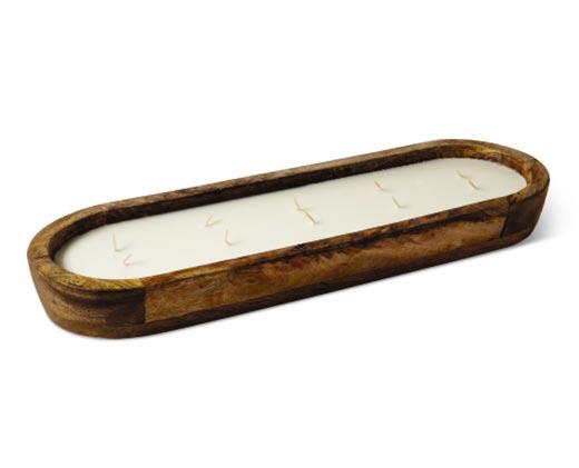 Huntington Home
Rustic Hand-Carved Wood Candle