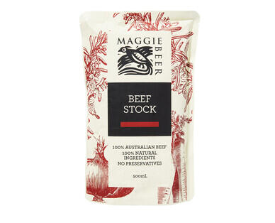 Maggie Beer Gourmet Liquid Stock 500ml - Beef or Vegetable