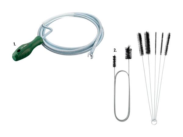 Tuyau pour nettoyage des conduites/​set de brosses de nettoyage