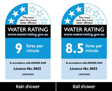 Self-Cleaning Rain Shower or Rail Shower