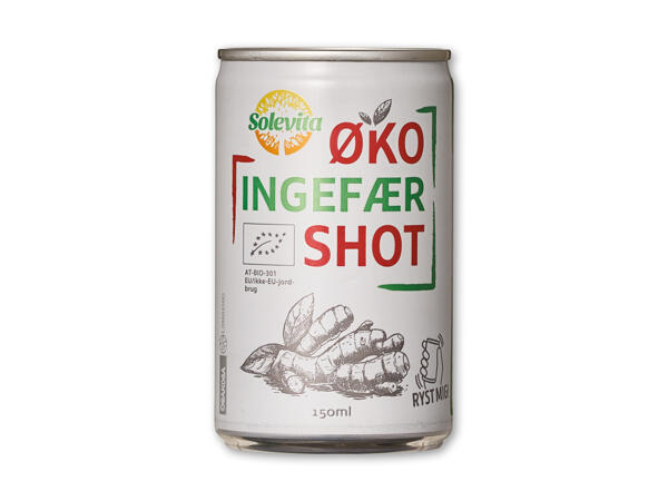 Økologisk ingefærshot