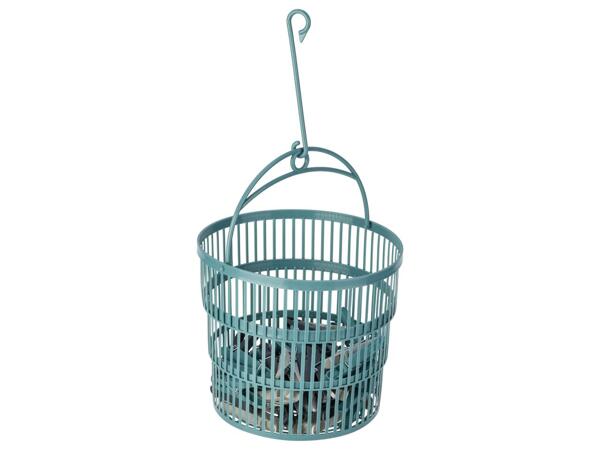 Collapsible Peg Basket With Pegs Or Clothes Pegs