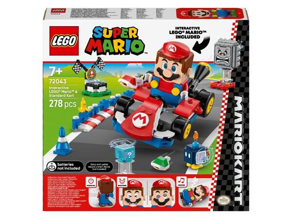 72043 Mario Kart™ – Interaktivní LEGO(R) Mario™ a Standard Kart